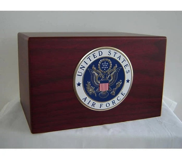 Air Force Military Emblem Cremation Urn Box 