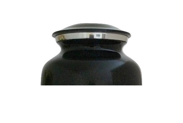 Tractor Urn with Black and Yellow Emblem - Quality Urns & Statues For Less
