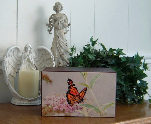 Pastels Butterfly Urn for Ashes - Quality Urns & Statues For Less