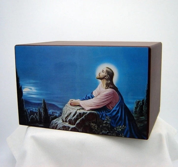 Jesus at Gethsemane Religious Urn - Quality Urns & Statues For Less