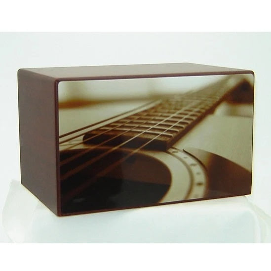 Acoustic Guitar Cremation Urn for Ashes - Quality Urns & Statues For Less