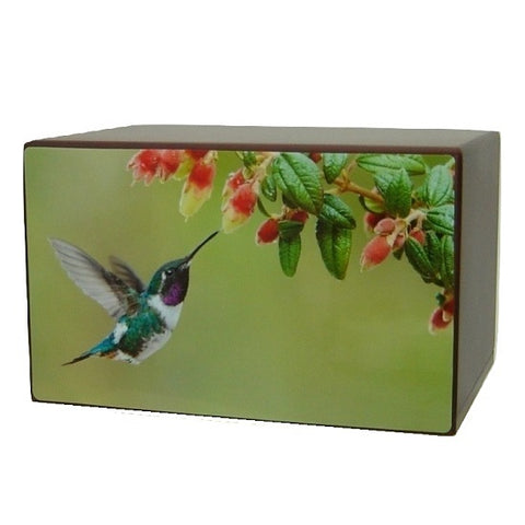 Busy Little Hummingbird Urn for Ashes - Quality Urns & Statues For Less