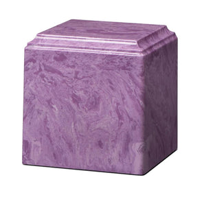 Extra Large Purple Cultured Marble  Burial  Urns