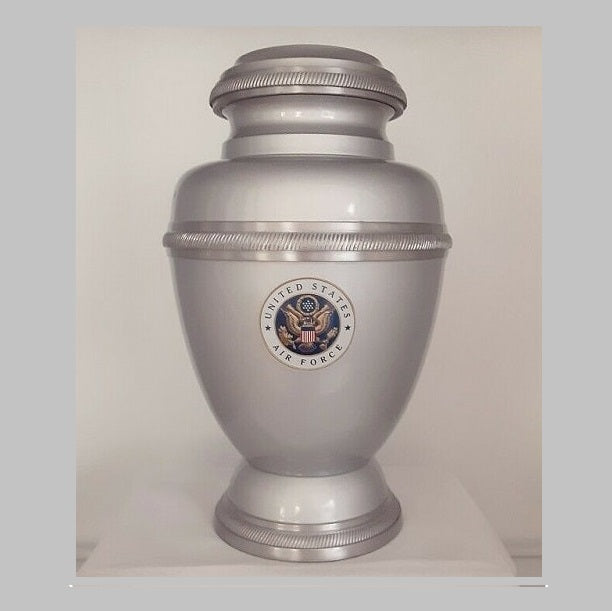 Air force urn for ashes traditional emblem from quality urns and statues for less.