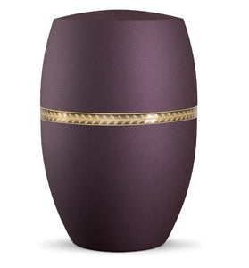 Purple Eco Friendly Burial Urn for Cremated Ashes
