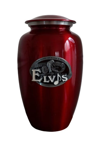 Red Elvis 3D Urn