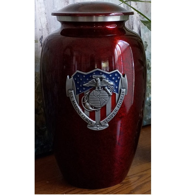 Marine Corps Military Urn for Ashes 3D
