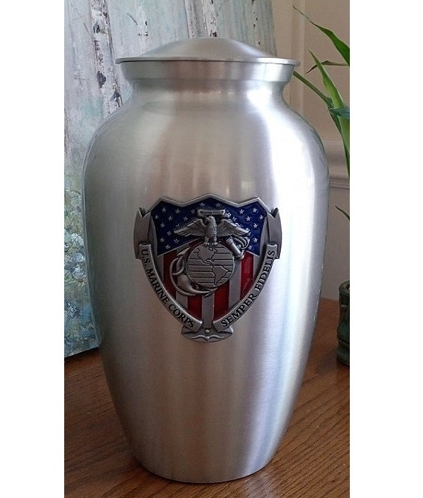 Marine Corps 3D Metal Urn