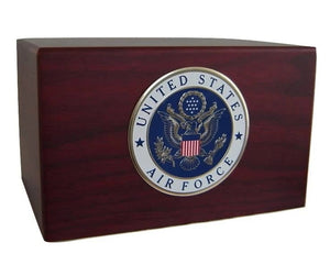 Air Force Emblem Military Urn Cremation Box