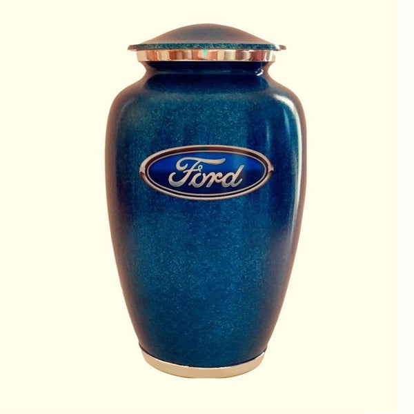 Ford Blue Pearl Finish Irn - Quality Urns & Statues For Less