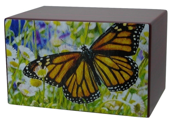 Monarch Butterfly Urn Cremation Box - Quality Urns & Statues For Less
