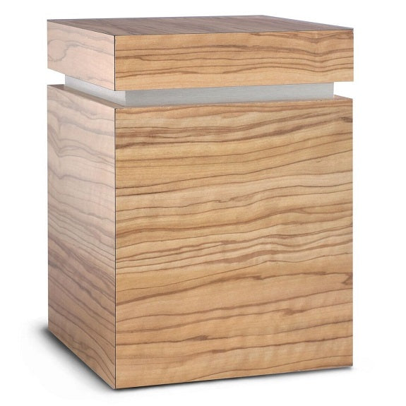 The Executive Olive Wood Extra Large Urn - Quality Urns & Statues For Less
