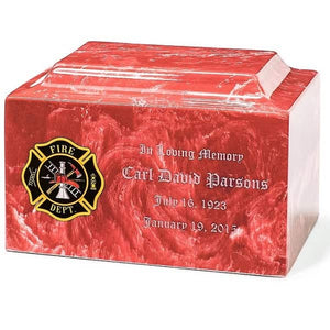 Marble Firefighter Urn - Quality Urns & Statues For Less