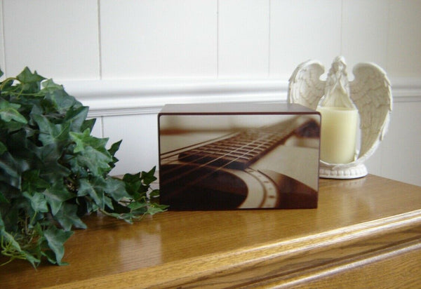 Acoustic Guitar Cremation Urn for Ashes - Quality Urns 