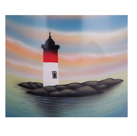 Hand Painted Lighthouse Cremation Urn - Quality Urns & Statues For Less