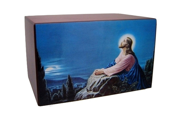 Jesus at Gethsemane Religious Urn - Quality Urns & Statues For Less
