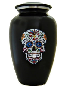 Sugar Skull Cremation Urn for Ashes - Quality Urns & Statues For Less